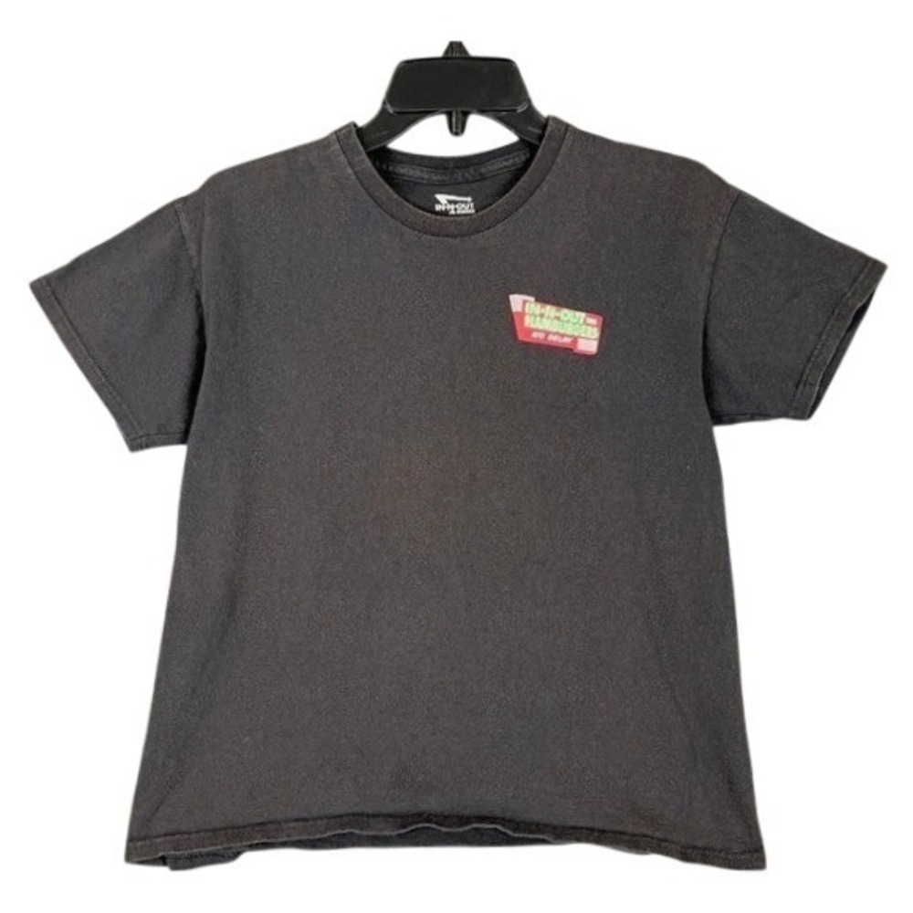 In-N-Out Burger Graphic Shirt Hamburgers Men L Drive-In Dodge Charger Muscle Car